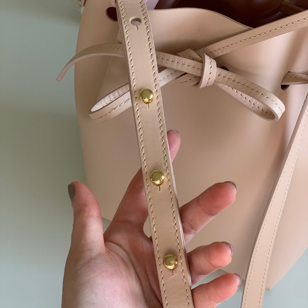 Calf Mini Bucket Bag - Rosa - Picture 6 of 8